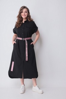 Платье Michel Chic 993-2  Черный + розовый