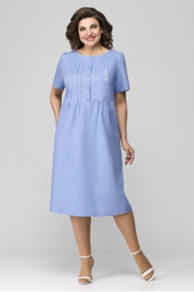 Платье Мишель стиль 1115-1  Голубой