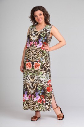 Платье Мублиз 048 Леопард