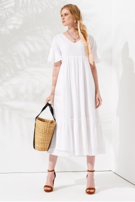 Платье PANDA 100080w Белый