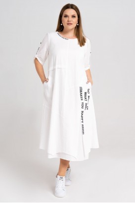 Платье PANDA 30280z Белый