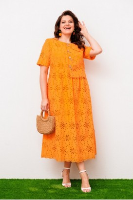 Платье Romanovich style 1-1951  Оранжевый