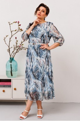 Платье Romanovich style 1-2607К Серо-голубой