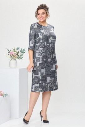 Платье Romanovich style 1-2639 Серый