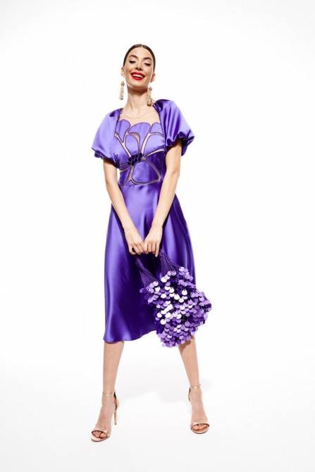 Платье Elletto 1975  Фиолетовый