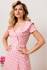 Платье Мода Юрс 2690 Розовый + горох